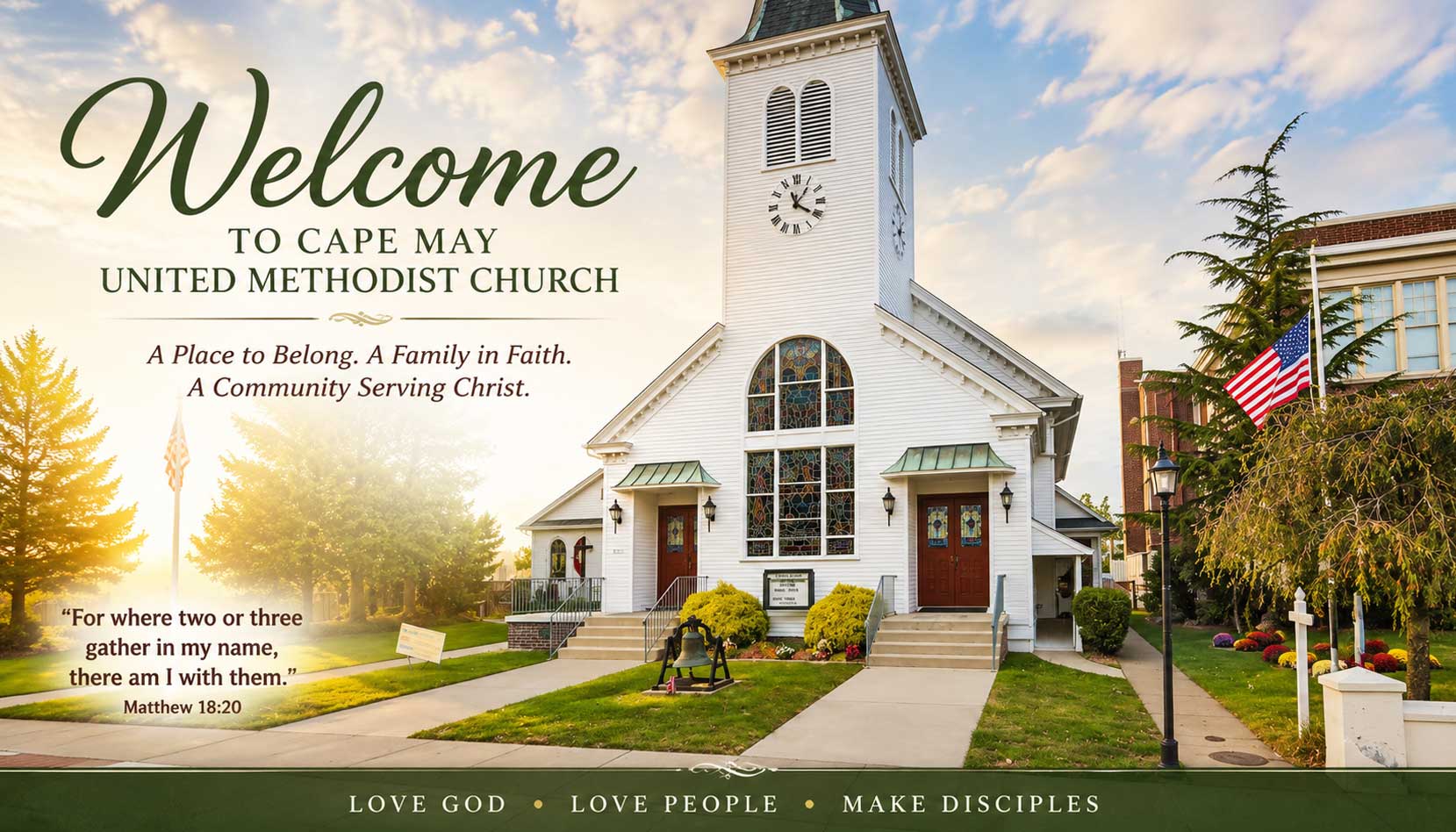 Welcome to Cape May United Methodist Church