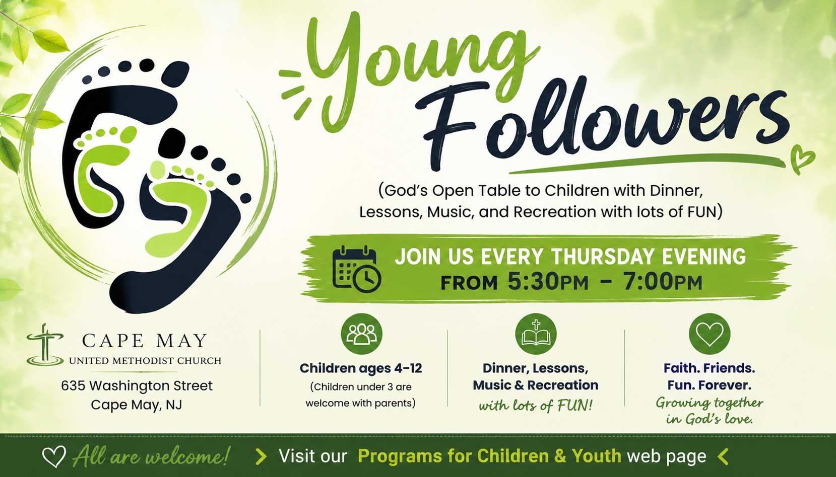 Programs for children and youth